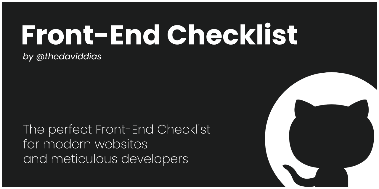 thedaviddias/Front-End-Checklist