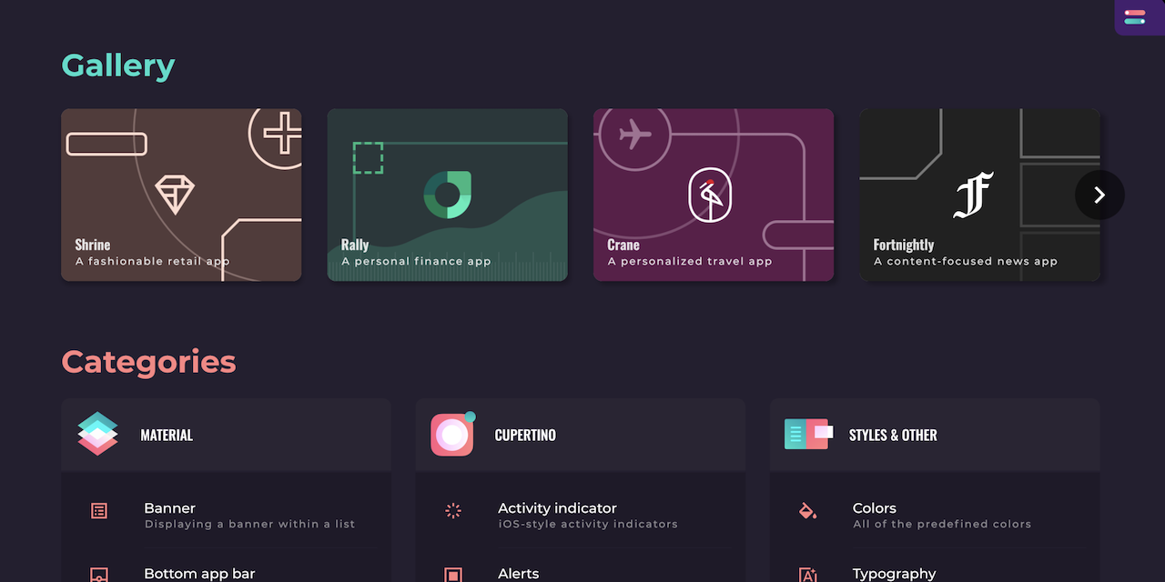 flutter/gallery