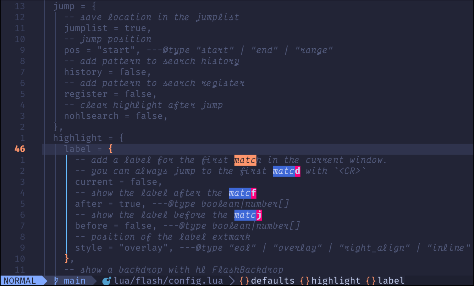 folke/flash.nvim