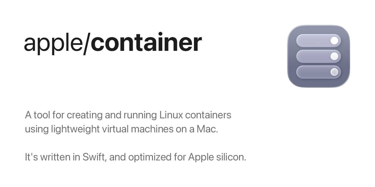 apple/container